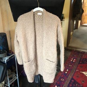 Fuzzy cardigan